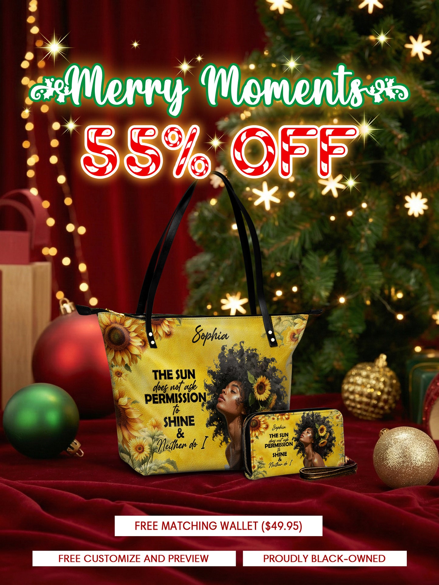 Melaniva Sunlit Crown Leather Tote Bag Deal (FREE WALLET)