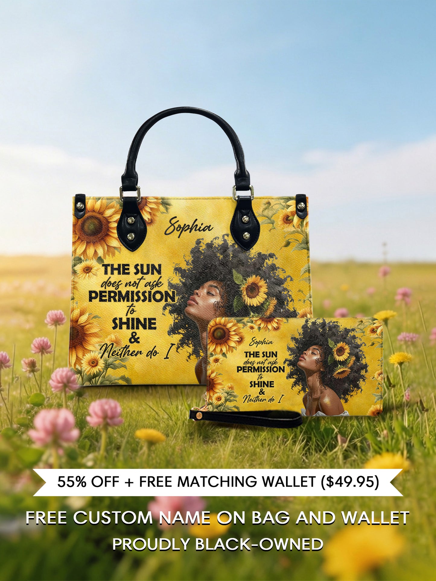 Melaniva Sunlit Crown Leather Handbag Deal (FREE WALLET) - Melaniva