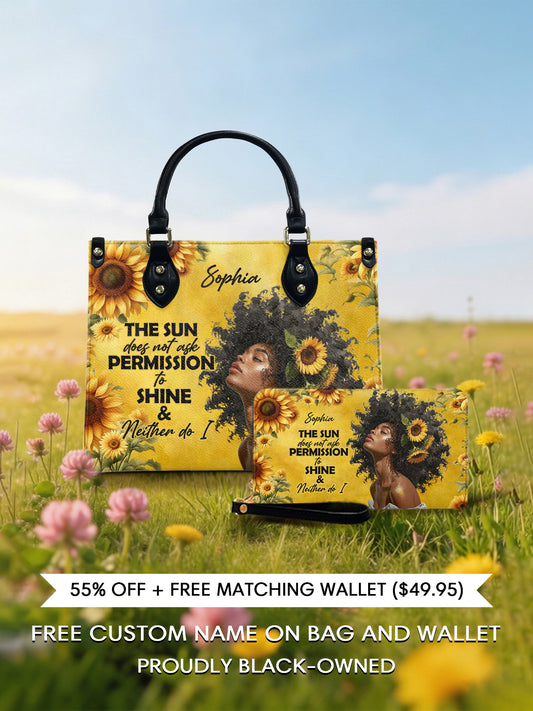 Melaniva Sunlit Crown Leather Handbag Deal (FREE WALLET) - Melaniva
