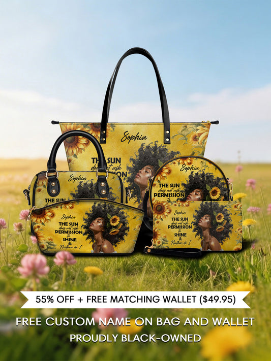 Melaniva "Sunlit Crown" Tote Bag The Lucky Bundle - Melaniva
