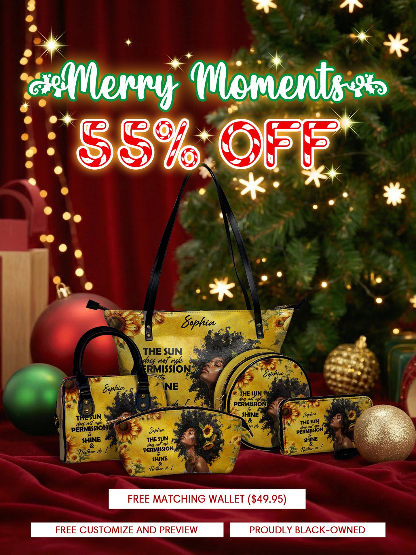 Melaniva "Sunlit Crown" Tote Bag The Lucky Bundle