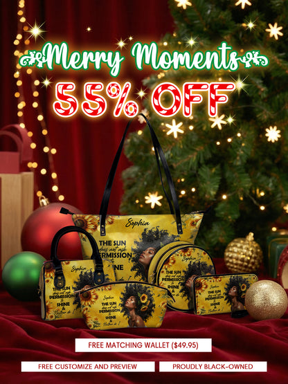 Melaniva "Sunlit Crown" Tote Bag The Lucky Bundle