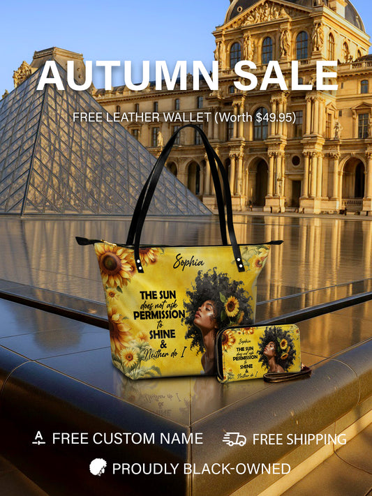 Melaniva Sunlit Crown Leather Tote Bag Deal (FREE WALLET)
