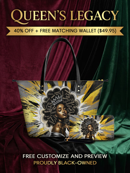 Melaniva Solar Halo Leather Tote Bag Deal (FREE WALLET) - Melaniva