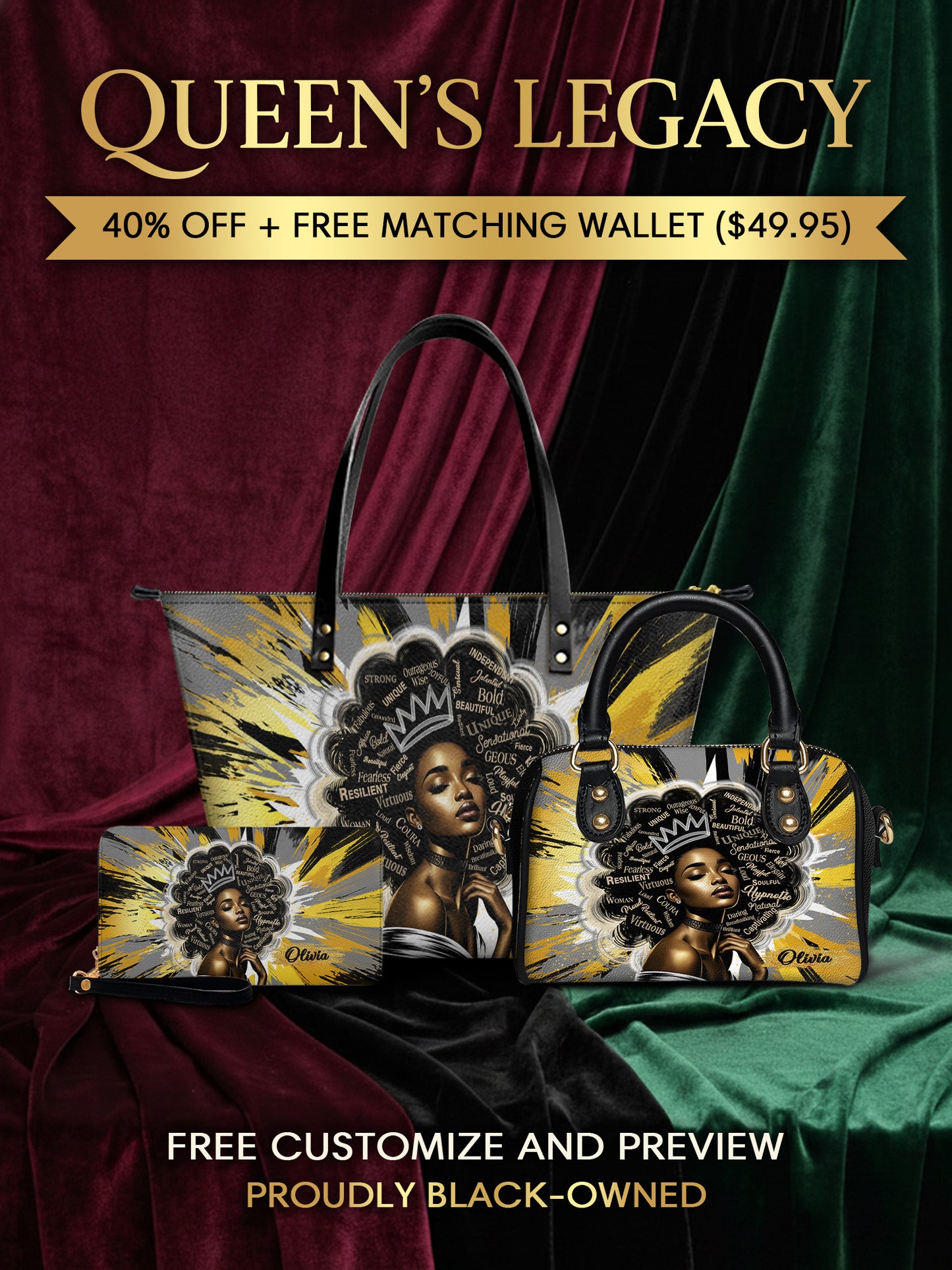 Melaniva "Solar Halo" Tote Bag The Perfect Trio - Melaniva