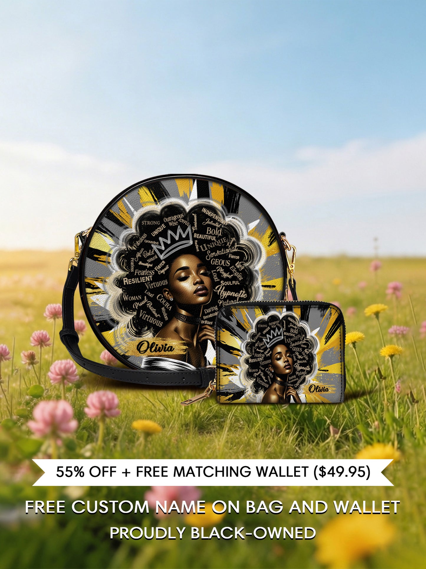 Melaniva Solar Halo Leather Circle Crossbag Deal - Melaniva