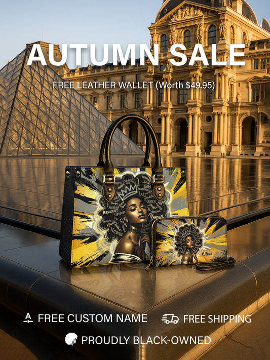 Melaniva Solar Halo Leather Handbag Deal (FREE WALLET)