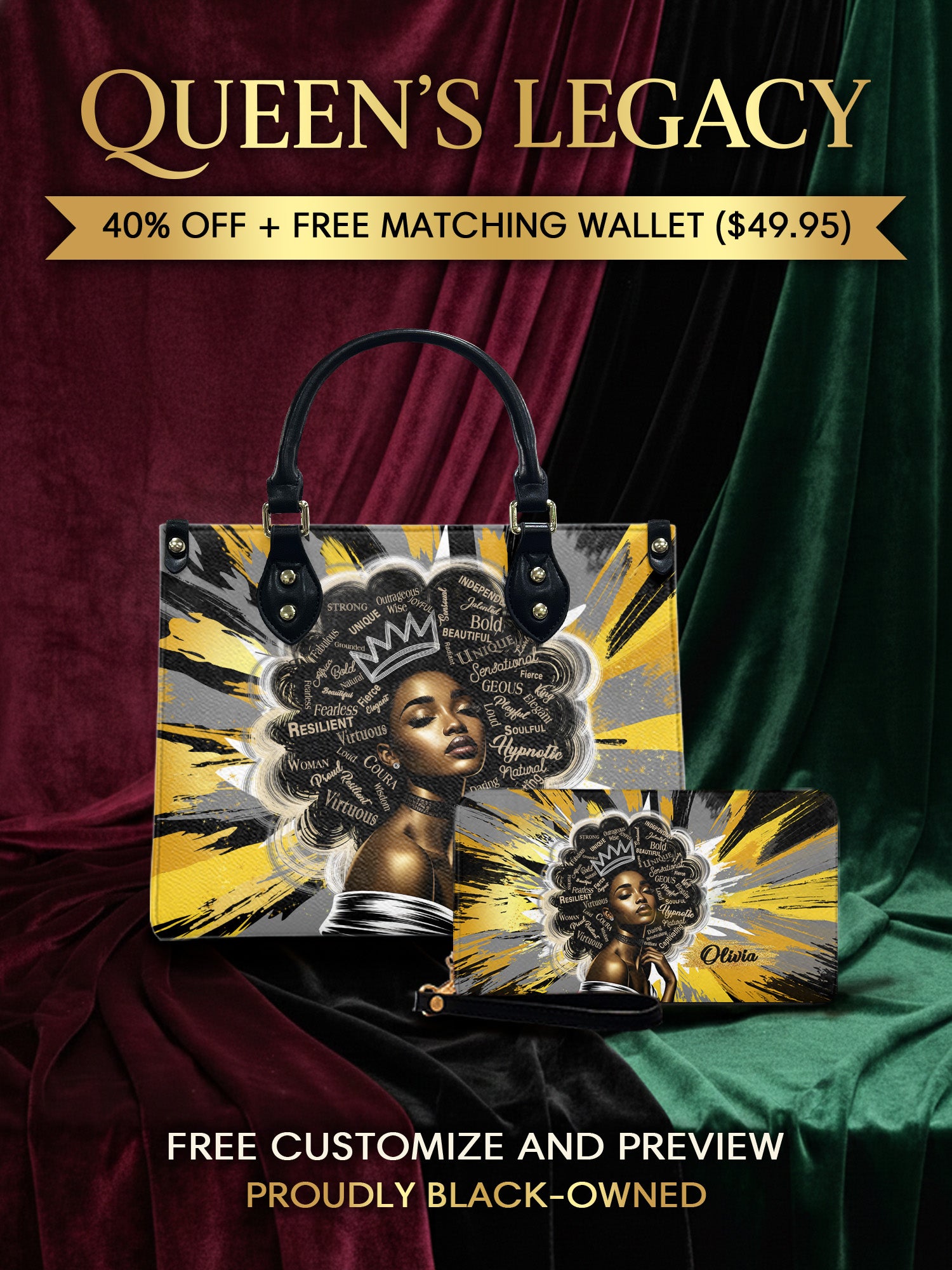 Melaniva Solar Halo Leather Handbag Deal (FREE WALLET) - Melaniva