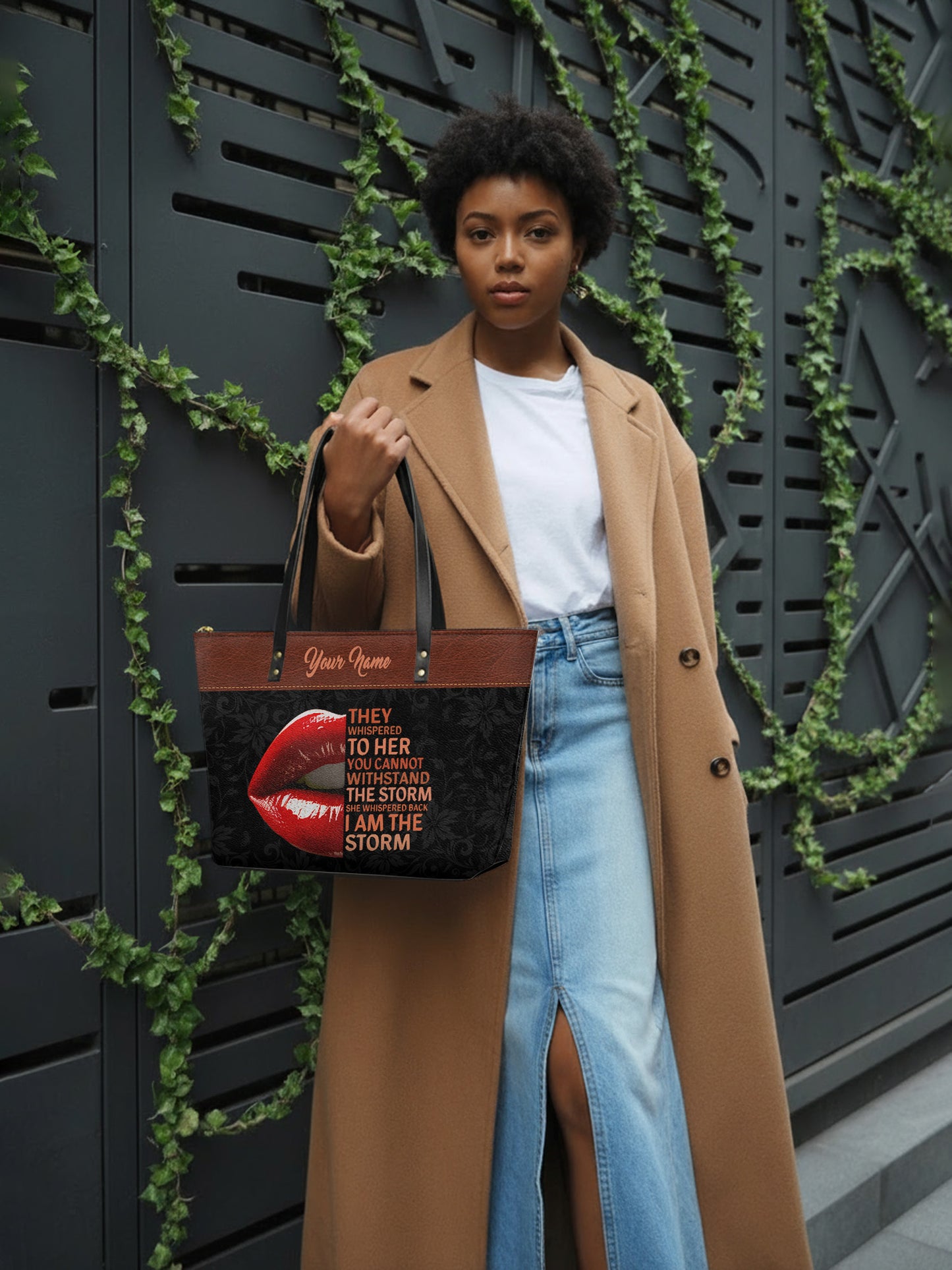 Melaniva Storm Kiss Leather Tote Bag Deal (FREE WALLET)