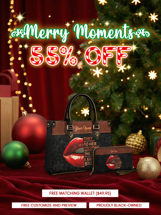 Melaniva Storm Kiss Leather Handbag Deal (FREE WALLET)