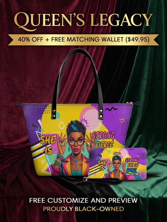 Melaniva Retro Pop Diva Leather Tote Bag Deal - Melaniva