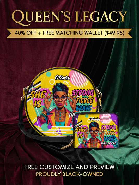 Melaniva Retro Pop Diva Leather Circle Crossbag Deal - Melaniva