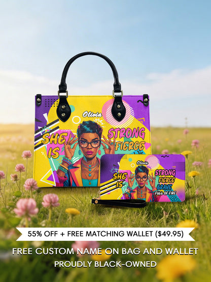 Melaniva Retro Pop Diva Leather Handbag Deal - Melaniva