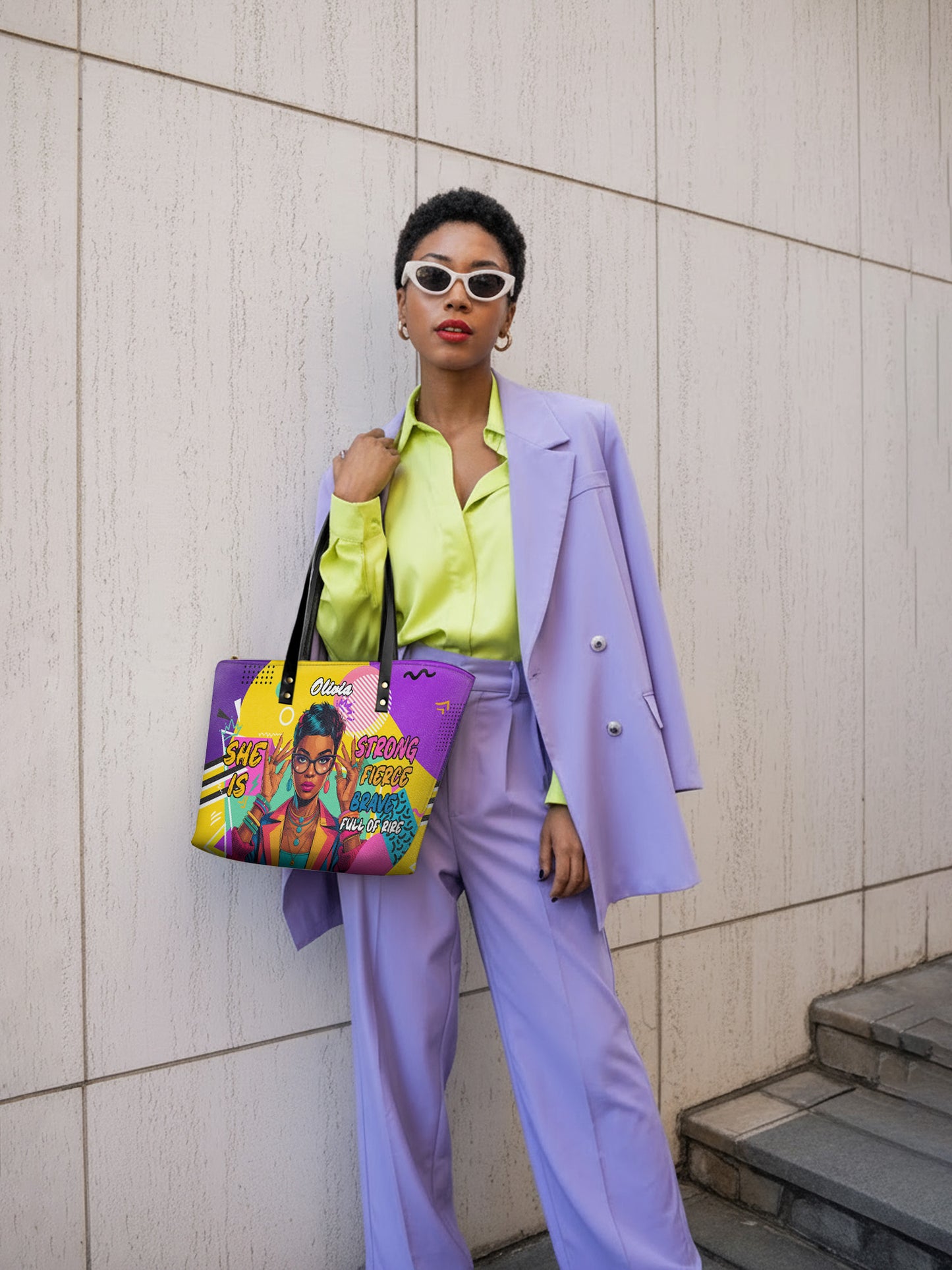 Melaniva "Retro Pop Diva" Tote Bag The Perfect Trio