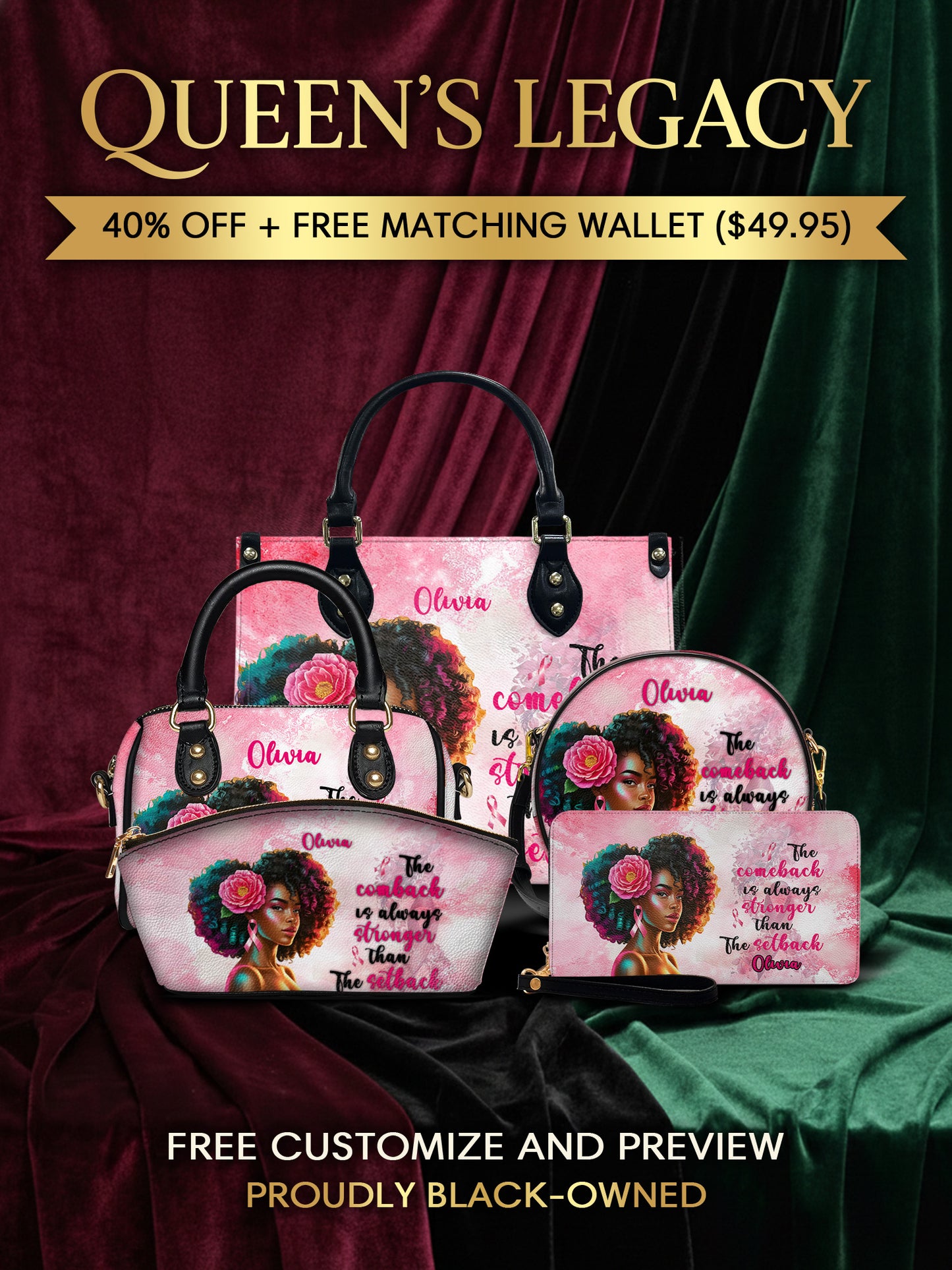 Melaniva "Strong in Pink" The Lucky Bundle - Melaniva