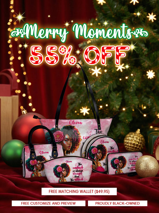 Melaniva "Strong In Pink" Tote Bag The Lucky Bundle