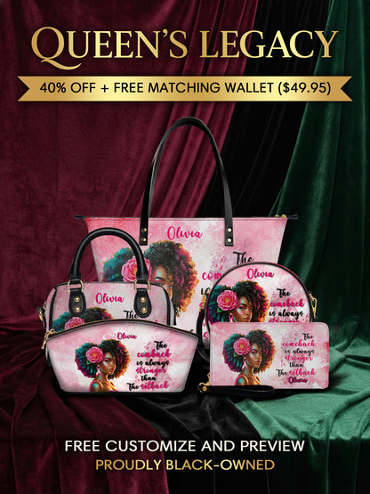 Melaniva "Strong In Pink" Tote Bag The Lucky Bundle - Melaniva