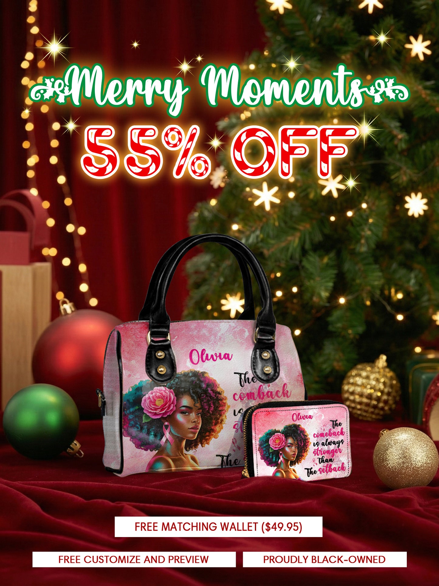 Melaniva Stronger in Pink Leather Mini Satchel Deal