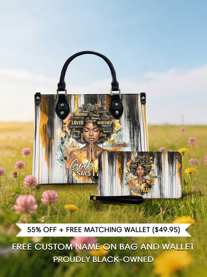 Melaniva “Blessed & Precious Heritage” Leather Handbag Deal - Melaniva