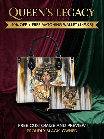 Melaniva “Blessed & Precious Heritage” Leather Handbag Deal - Melaniva