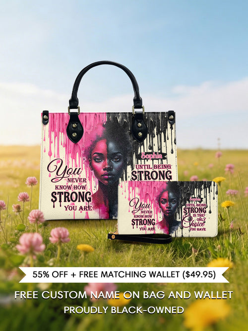Melaniva “Inner Strength Melanin” Leather Handbag Deal - Melaniva