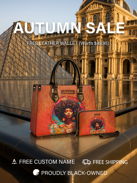 Melaniva Black Power Leather Handbag Deal