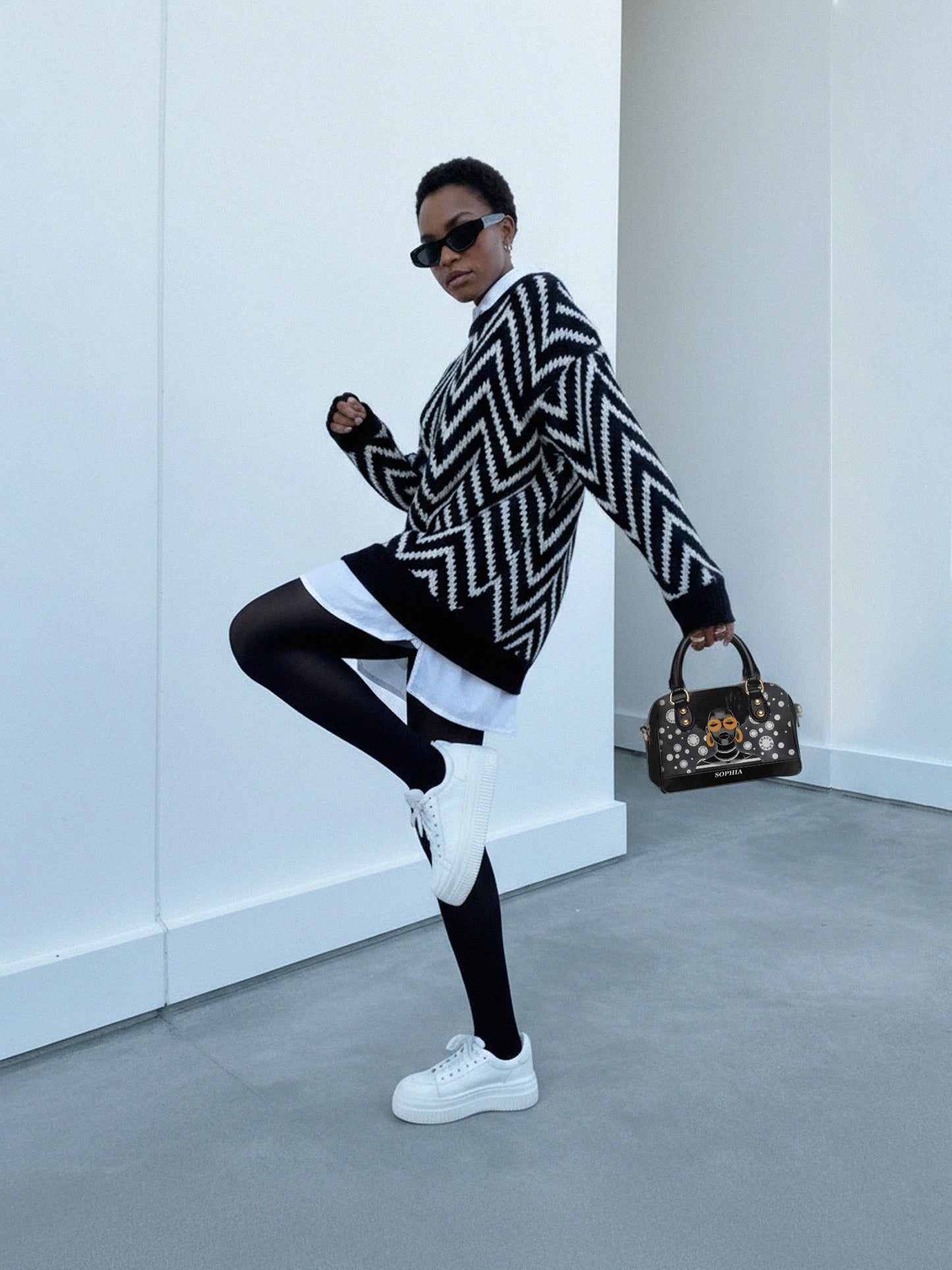 Melaniva Circle of Strength Leather Mini Satchel Deal