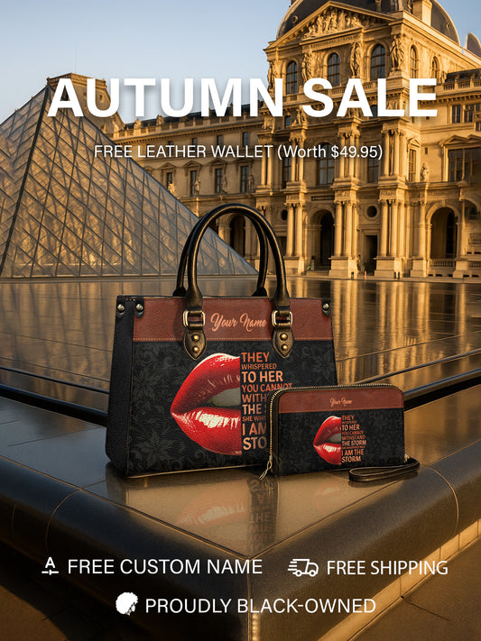 Melaniva Storm Kiss Leather Handbag Deal (FREE WALLET)