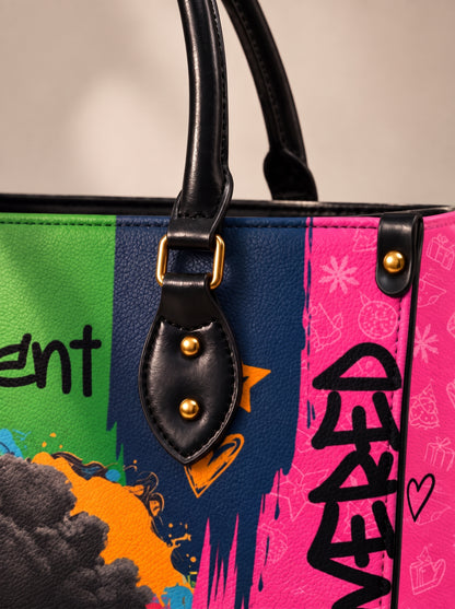 Melaniva Empowered Essence Pink Leather Handbag Deal (FREE WALLET)