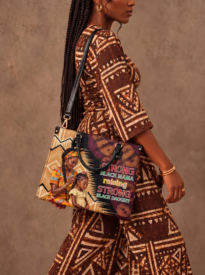 Melaniva "Black Queen & Princess" Offre de sac à main en cuir