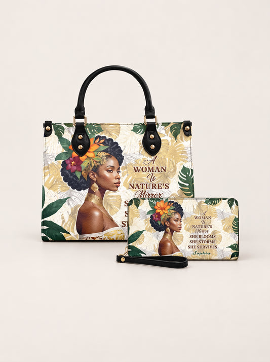 Melaniva Eternal Blossom Leather Handbag Deal