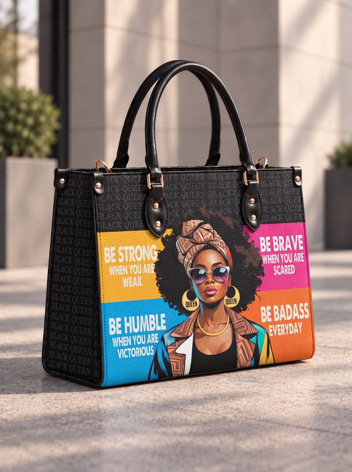 Melaniva Queen in Color Leather Handbag Deal (FREE WALLET)