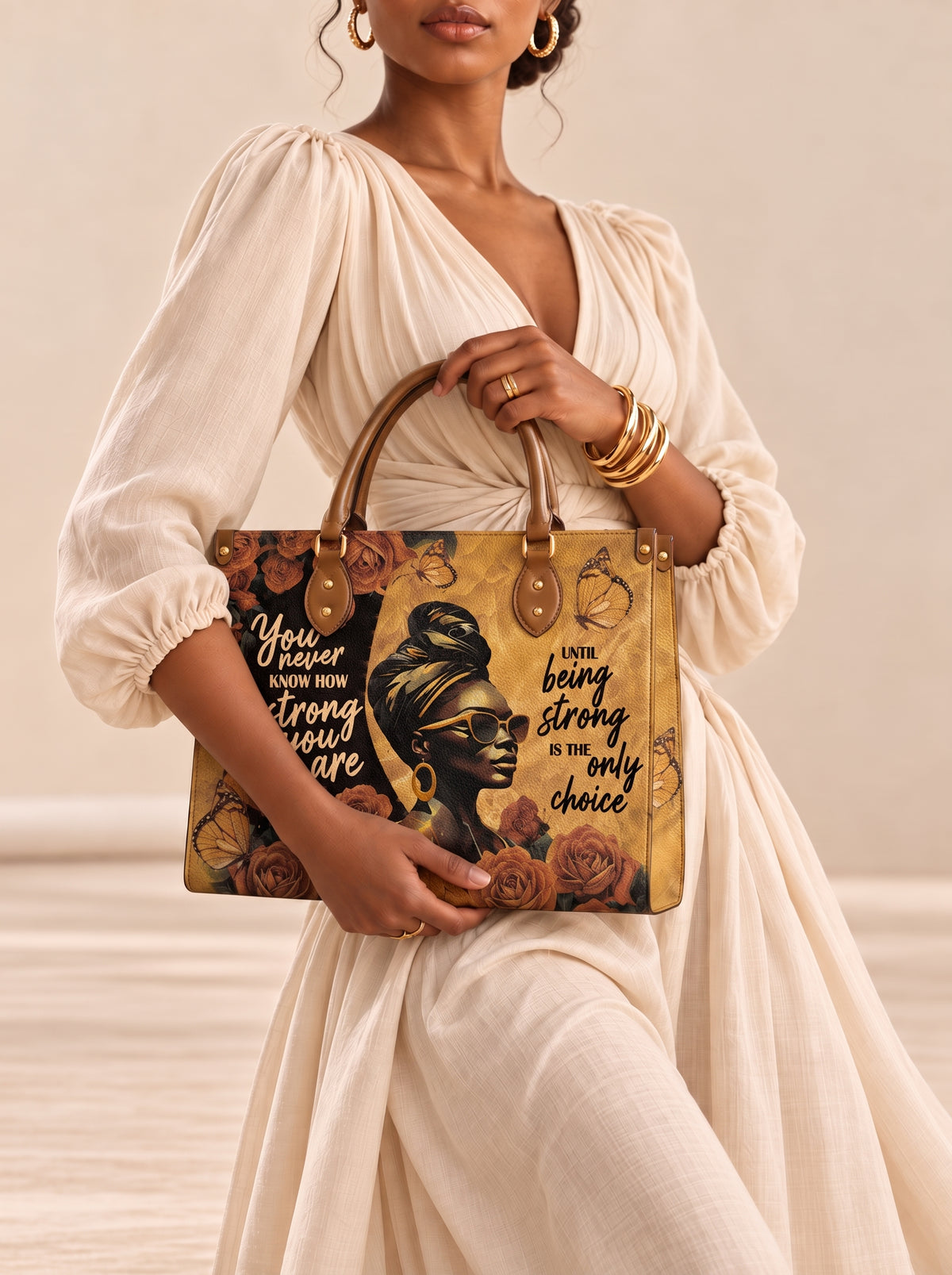 Melaniva Choice of Strength Leather Handbag Deal (FREE WALLET)