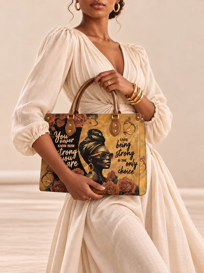 Melaniva Choice of Strength Leather Handbag Deal (FREE WALLET)