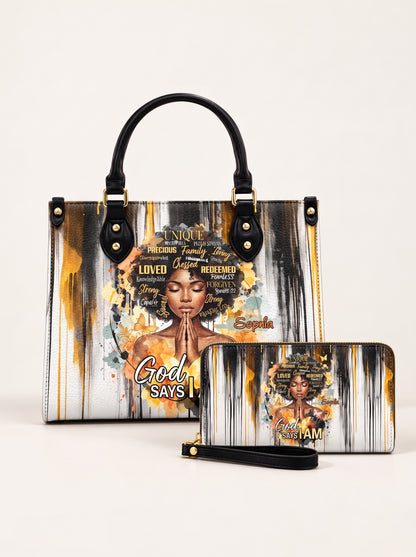 Melaniva “Blessed & Precious Heritage” Leather Handbag Deal
