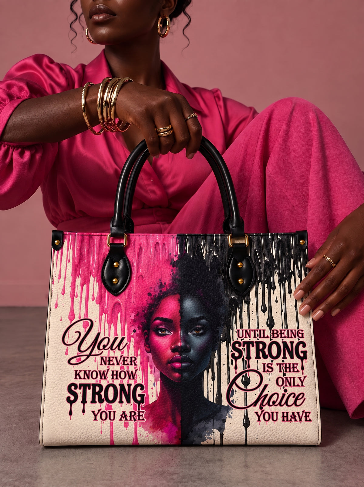 Melaniva “Inner Strength Melanin” Leather Handbag Deal