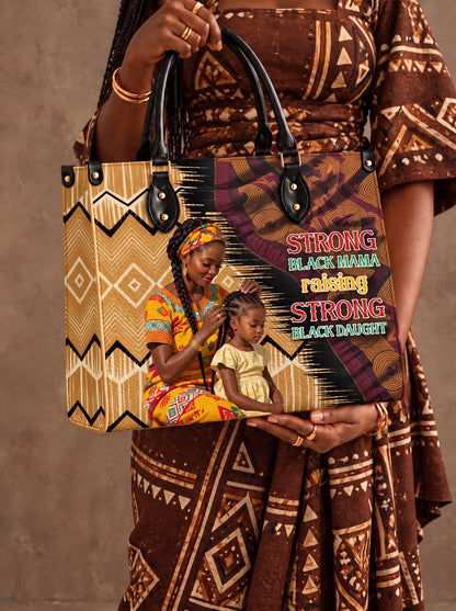 Melaniva "Black Queen & Princess" Offre de sac à main en cuir