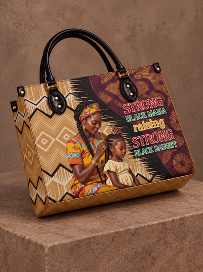 Melaniva "Black Queen & Princess" Offre de sac à main en cuir