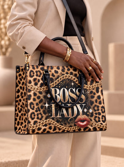 Melaniva “Boss Lady Signature” Leather Handbag Deal