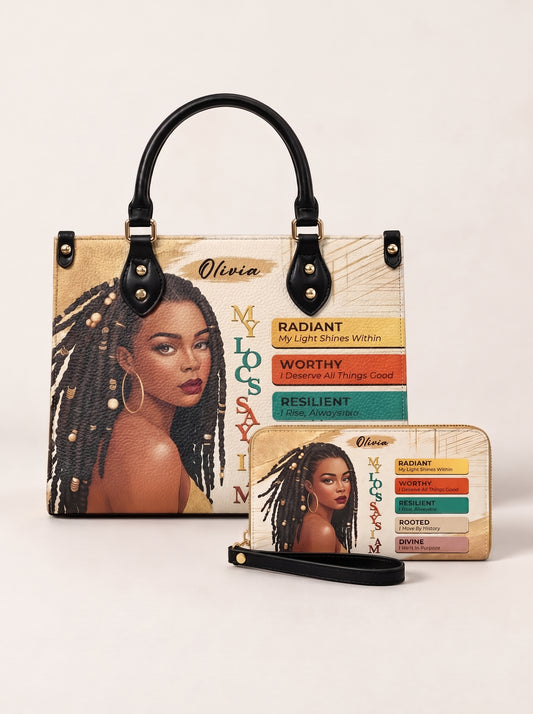 Melaniva “The Power of I Am” Leather Handbag Deal
