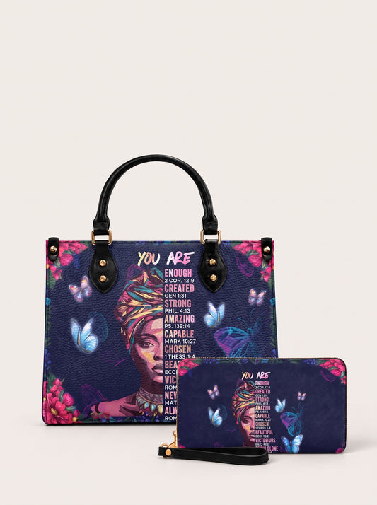 Melaniva Declaration of You Leather Handbag Deal (FREE WALLET)