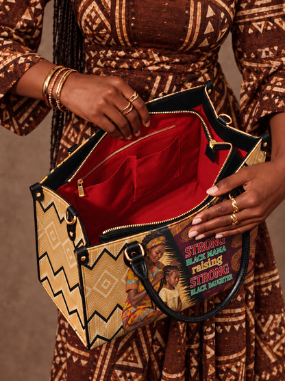 Melaniva "Black Queen & Princess" Offre de sac à main en cuir