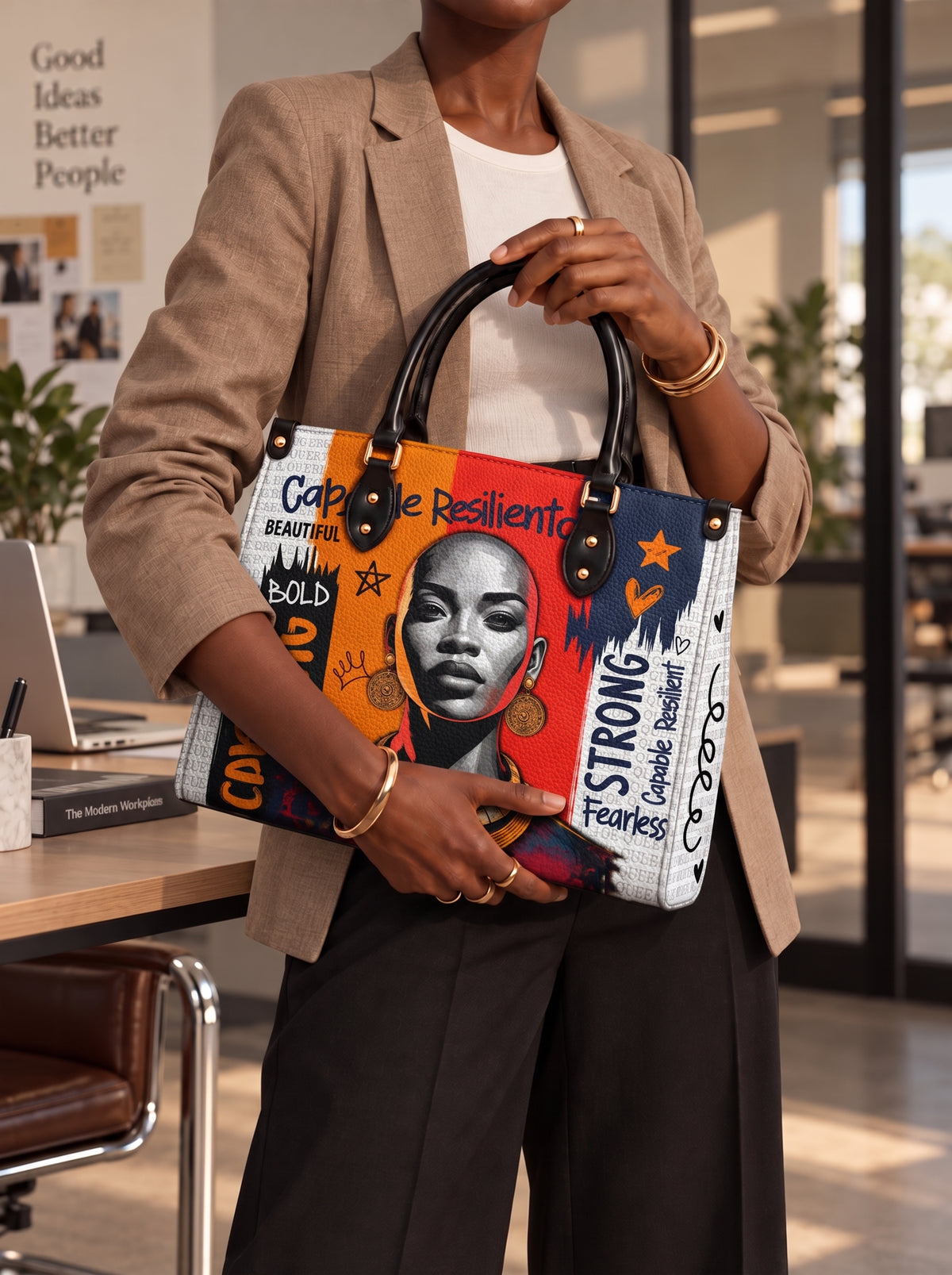 Offre de sac à main en cuir Melaniva "Fearless Spirit"