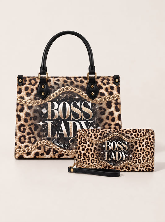 Offre de sac à main en cuir Melaniva « Boss Lady Signature »