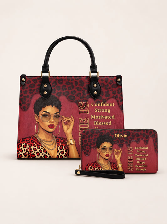 Melaniva “Fierce Leopard Melanin” Leather Handbag Deal