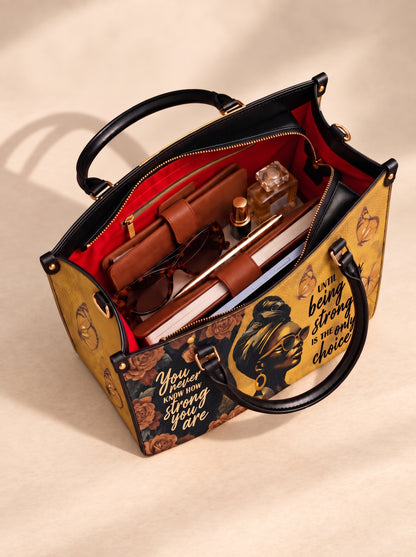 Melaniva Choice of Strength Leather Handbag Deal (FREE WALLET)