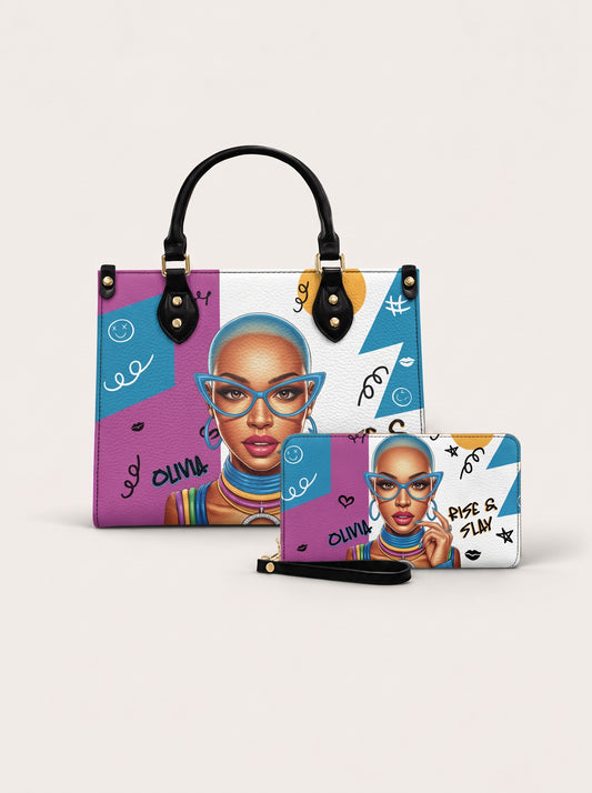 Melaniva Rise & Pop Leather Handbag Deal (FREE WALLET)