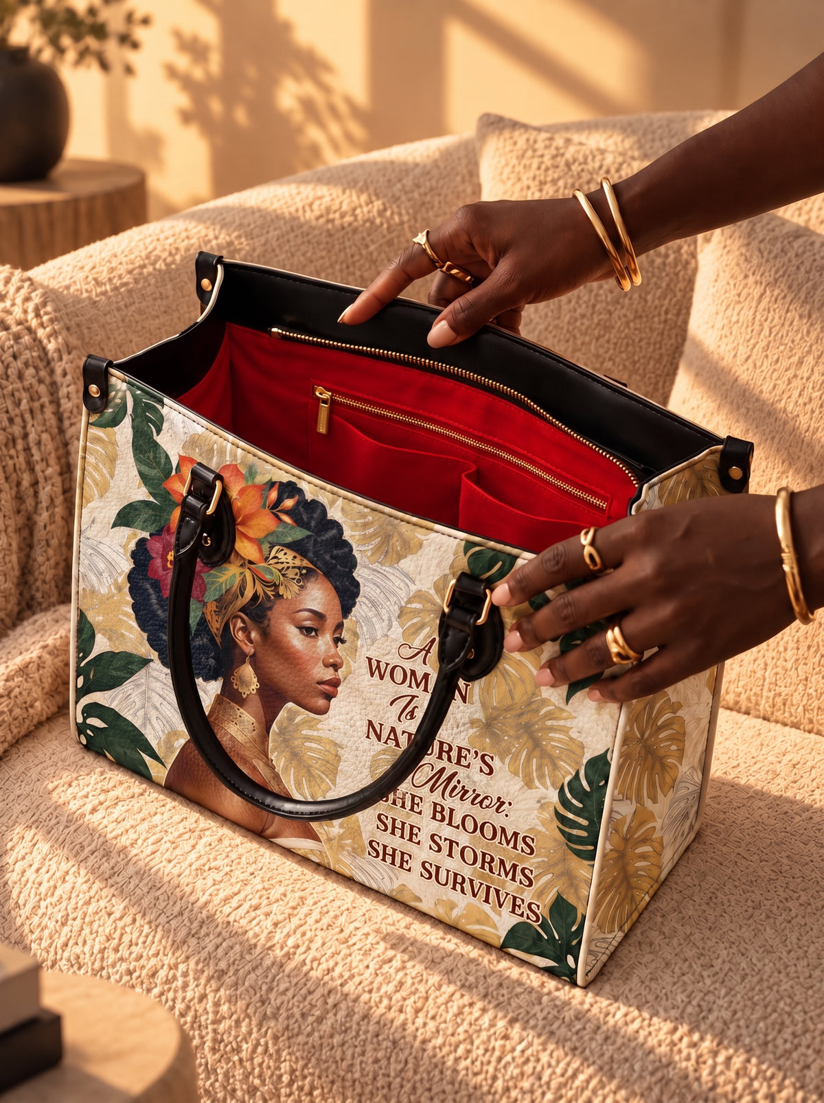 Melaniva Eternal Blossom Leather Handbag Deal