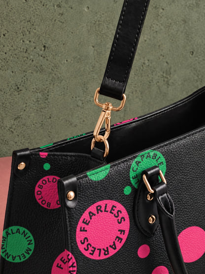 Melaniva "Fearless Beauty Rising" Offre de sac à main en cuir