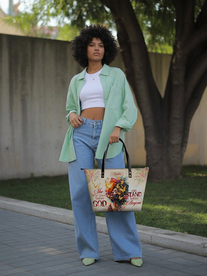 Melaniva Power of Prayer Leather Totebag Deal